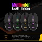 KM540 Ant Esports Gaming Backlit Keyboard and Mouse Combo