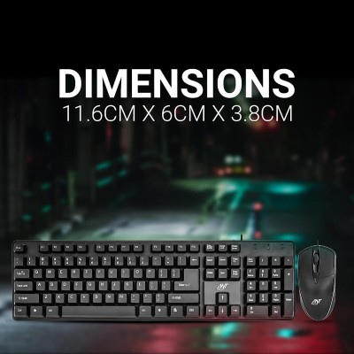FKBRI02 ANT VALUE KEYBOARD MOUSE COMBO WIRED
