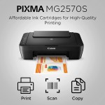 Canon PIXMA MG2570S Multi-Function Inkjet Colour Printer (Black)